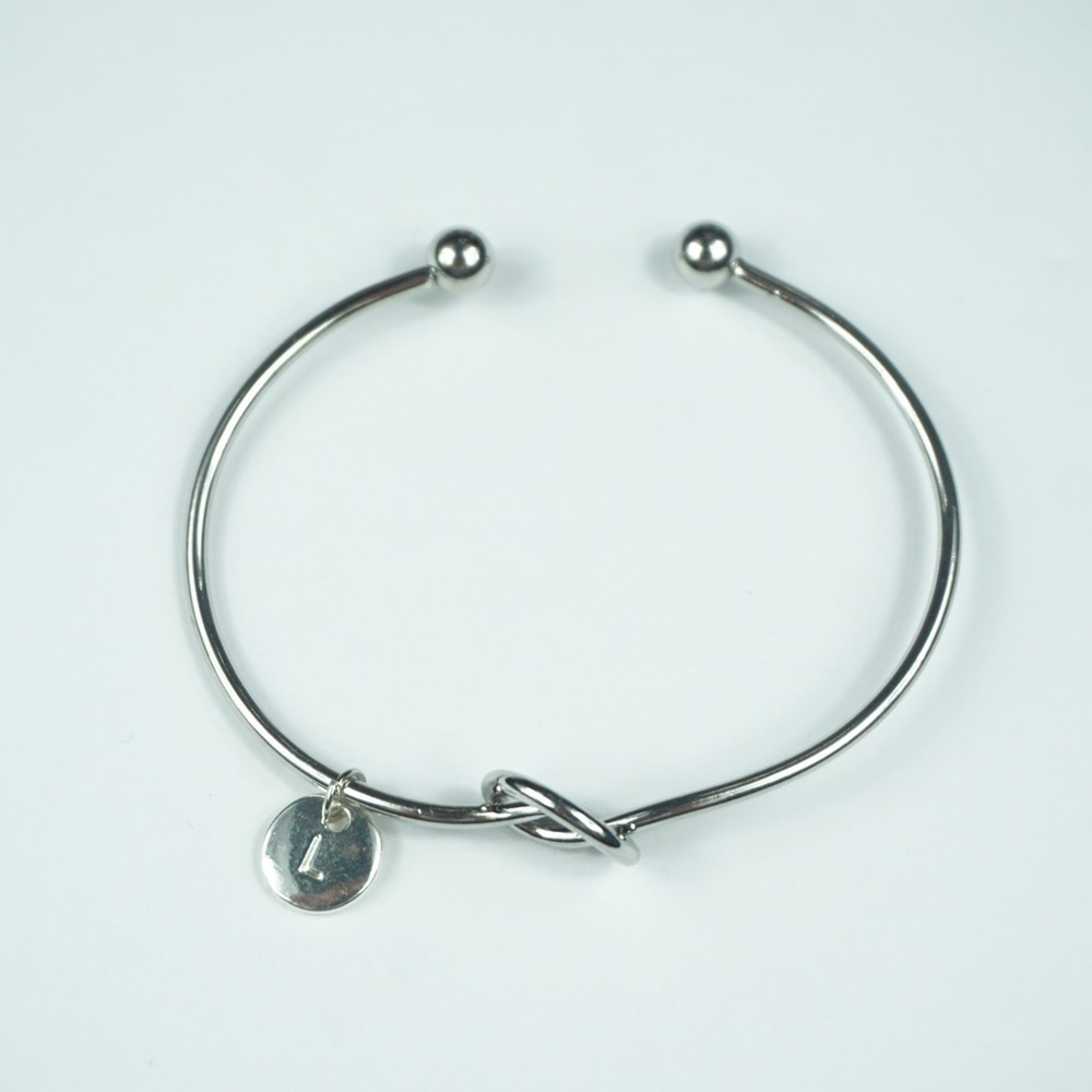 Tie The Knot Silver L Bracelet Gift